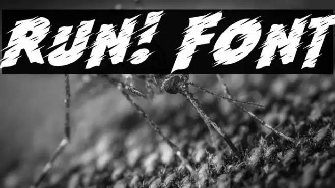 Run! फ़ॉन्ट examples