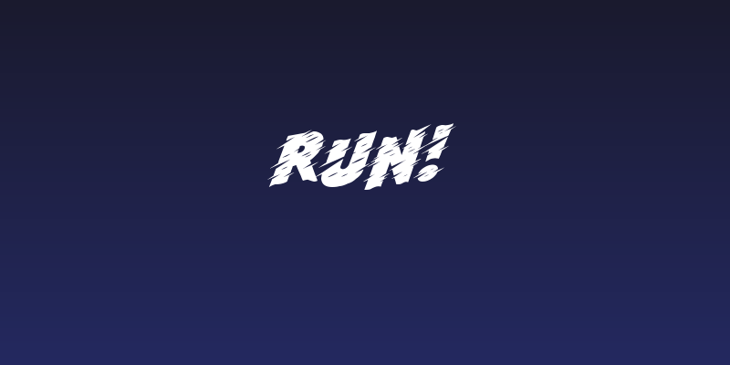 Run! Social Header