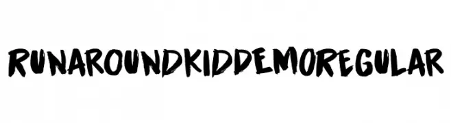 Runaround Kid DEMO Regular  Frei Schriftart Herunterladen