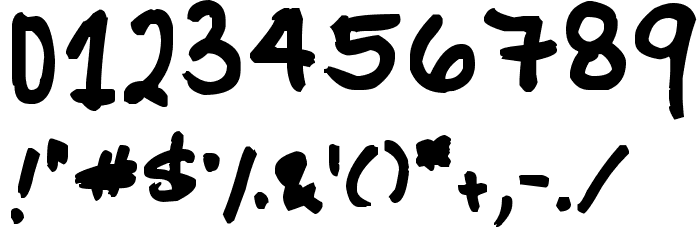 Runaway Lies Font OTHER CHARS