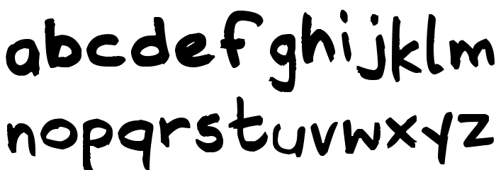 Runaway Lies Font LOWERCASE