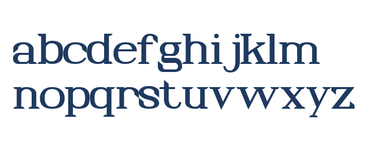 Runcing Regular Lowercase