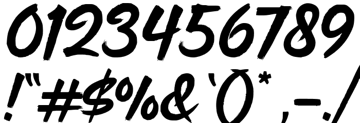 Runcrow Font OTHER CHARS