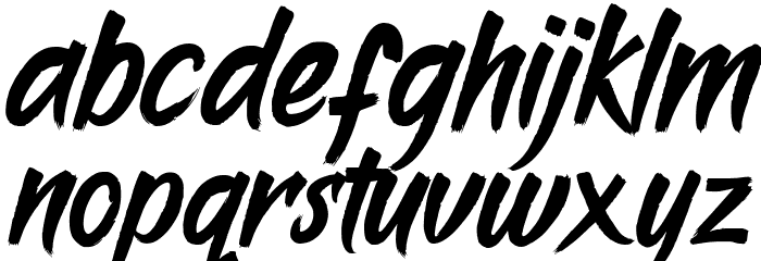 Runcrow Font LOWERCASE