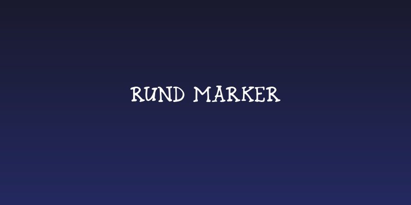 Rund Marker Social Header