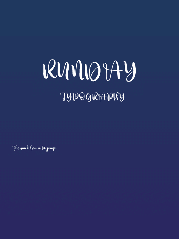 Runday Poster