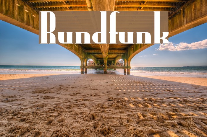 Rundfunk Fonte examples