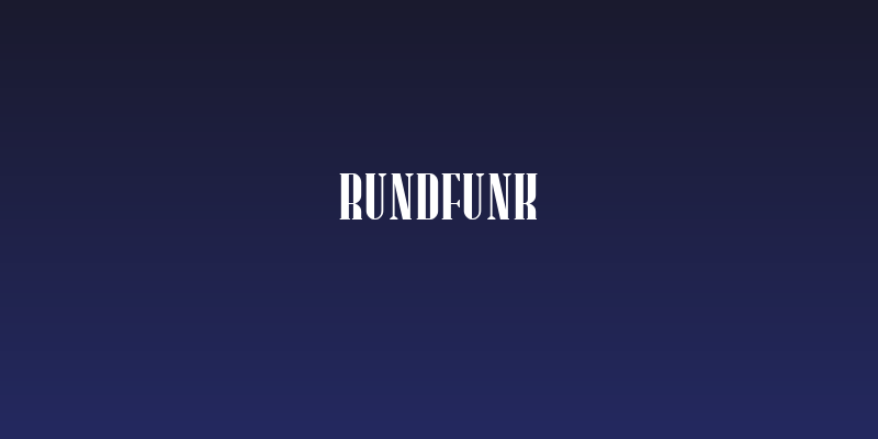 Rundfunk Social Header