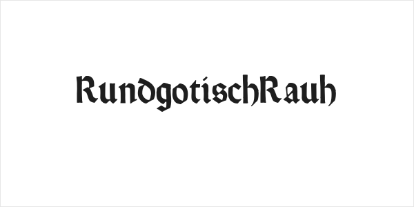 RundgotischRauh Logo