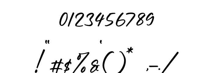 Rundreams Signature Font OTHER CHARS