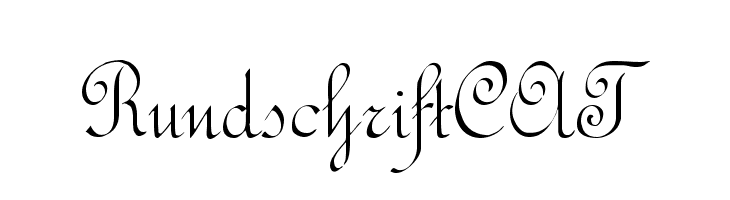 RundschriftCAT Font