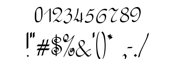 RundschriftCAT Font OTHER CHARS