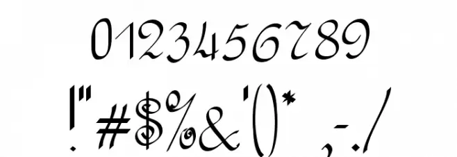 RundschriftCAT Font OTHER CHARS