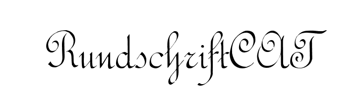 RundschriftCAT  Frei Schriftart Herunterladen