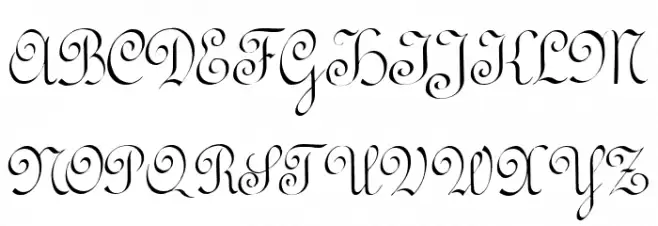 RundschriftCAT Schriftart Groß