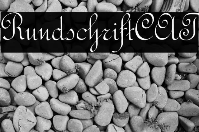RundschriftCAT Font examples