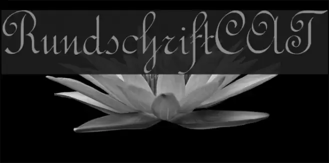 RundschriftCAT Font examples