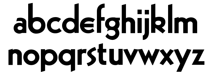 Rundspruch Font LOWERCASE