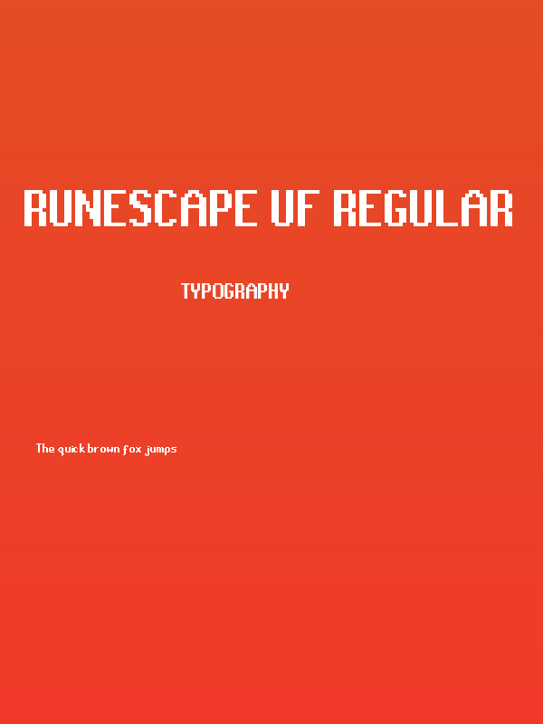 RuneScape UF Regular Poster