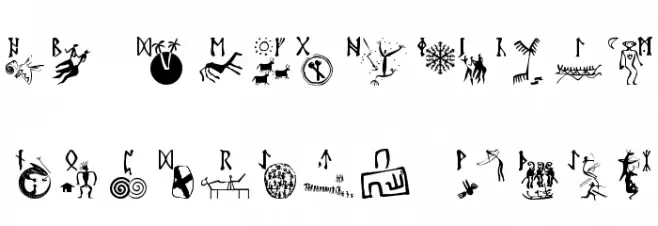 RuneStones Caratteri MINUSCOLO