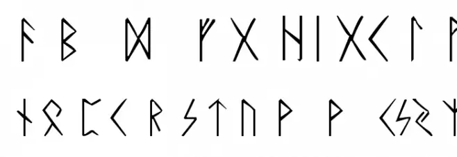 Rune Caratteri MINUSCOLO