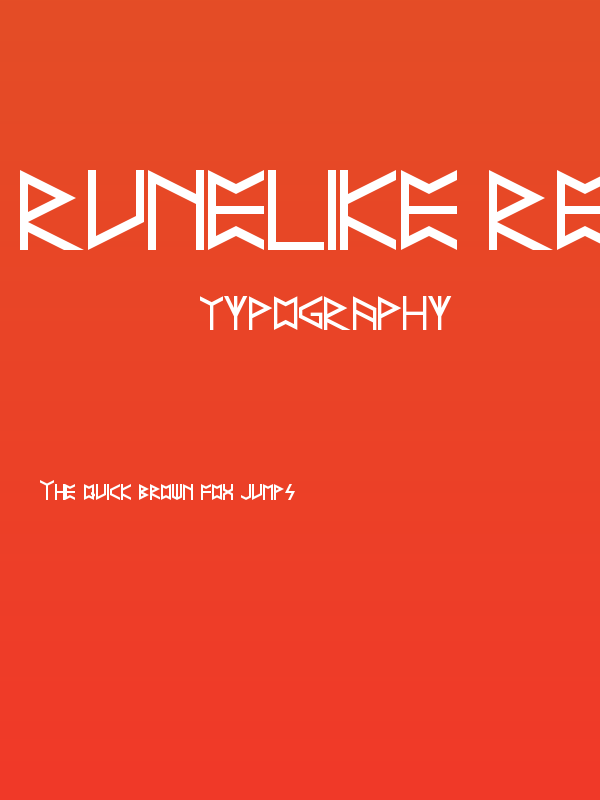 Runelike Regular Poster