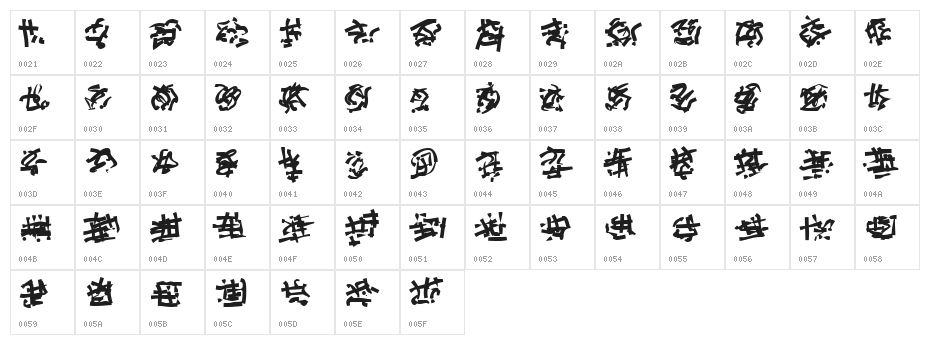 Runes of the Dragon Two Character Map