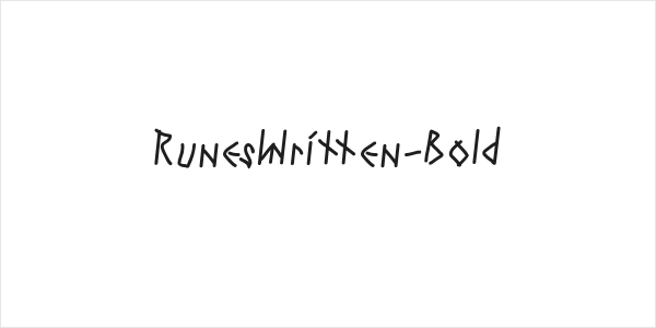 RunesWritten-Bold Logo