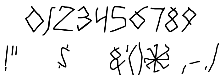 RunesWritten Font OTHER CHARS