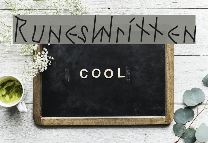 RunesWritten Font examples