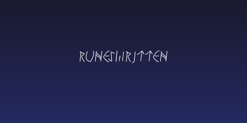 RunesWritten Social Header