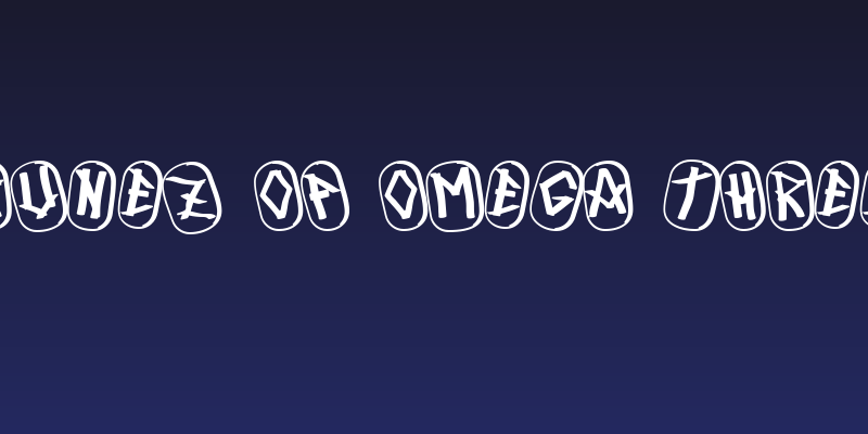 Runez of Omega Three Social Header