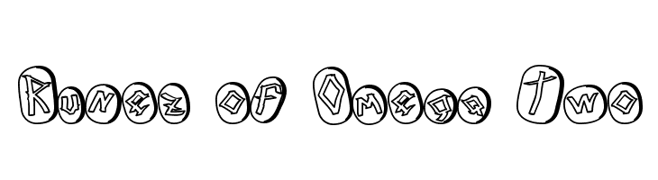 Runez of Omega Two Font
