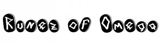 Runez of Omega  baixar fontes gratis