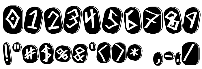 Runez of Omega Font OTHER CHARS