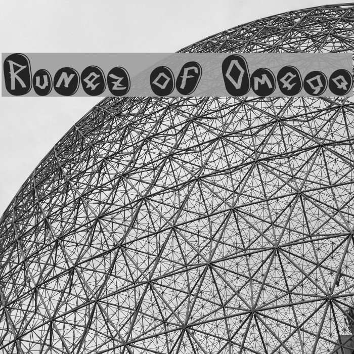 Runez of Omega Font examples