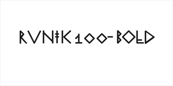 RuniK100-Bold Logo