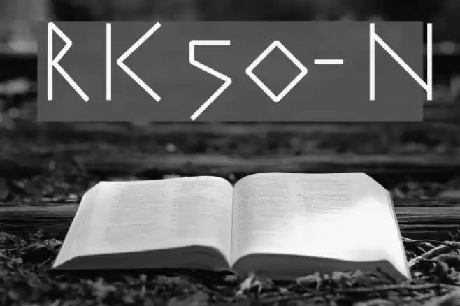 RuniK50-Normal Font examples