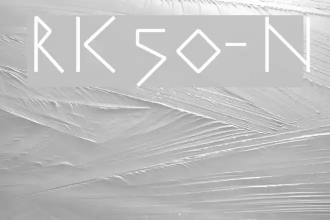 RuniK50-Normal Font examples