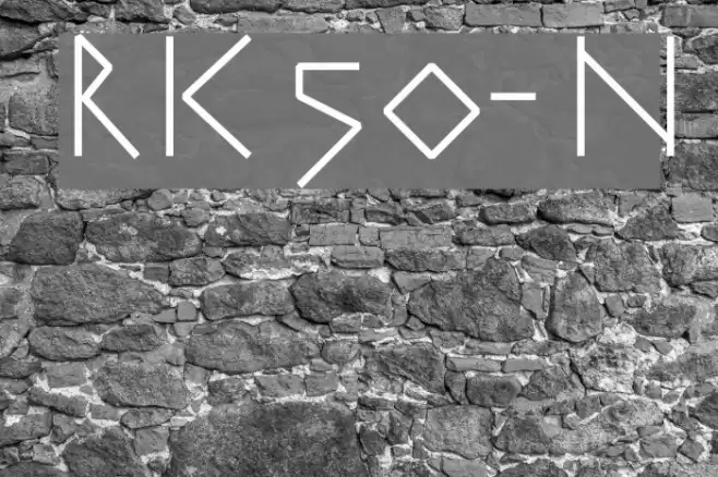 RuniK50-Normal Font examples