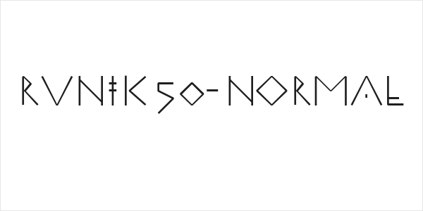 RuniK50-Normal Logo