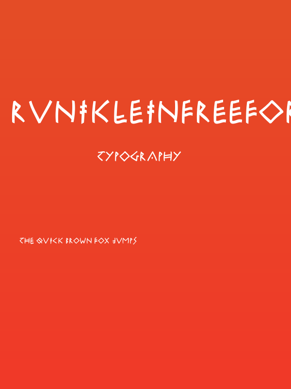 RuniKleinFreeform Poster