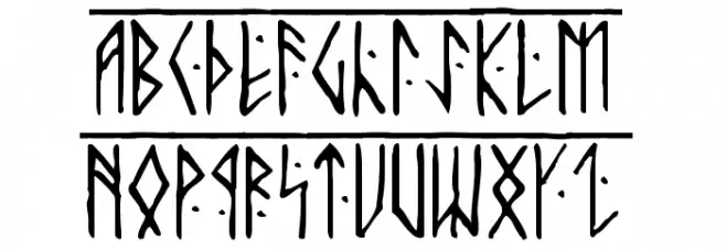 Runic Alt 字体 大写