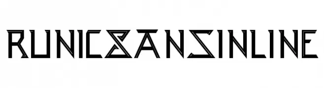 Runic Sans Inline  नि: शुल्क फ़ॉन्ट्स डाउनलोड