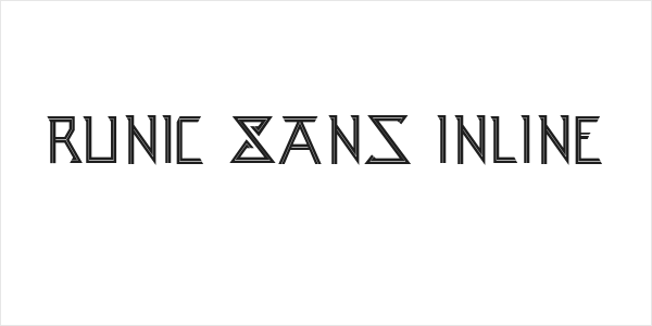 Runic Sans Inline Logo