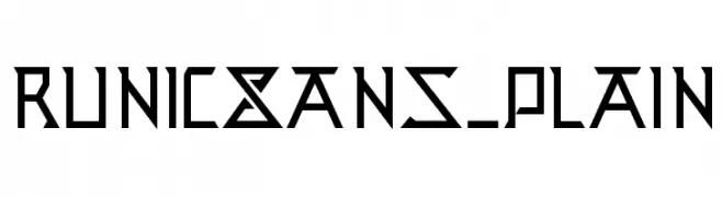 Runic Sans_Plain  Fuentes Gratis Descargar
