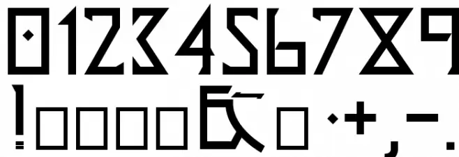 Runic Sans_Plain Font OTHER CHARS