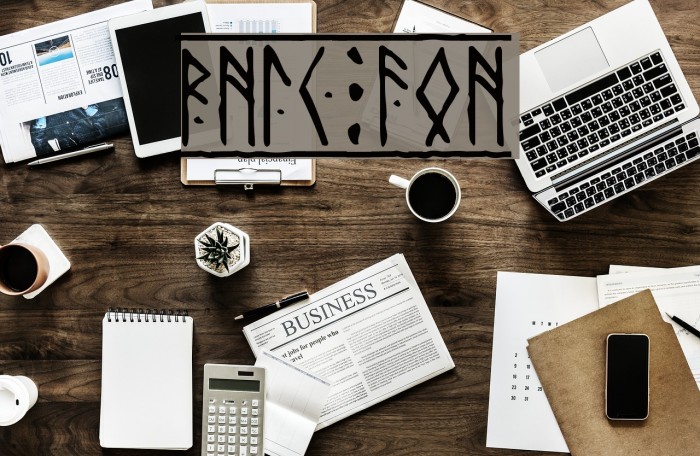 Runic Font examples
