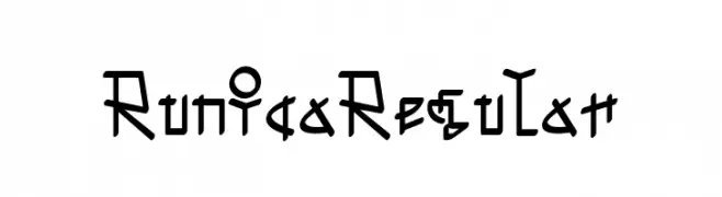 Runica Regular  Frei Schriftart Herunterladen