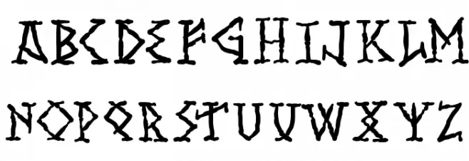 RunishMKMedium Schriftart Groß